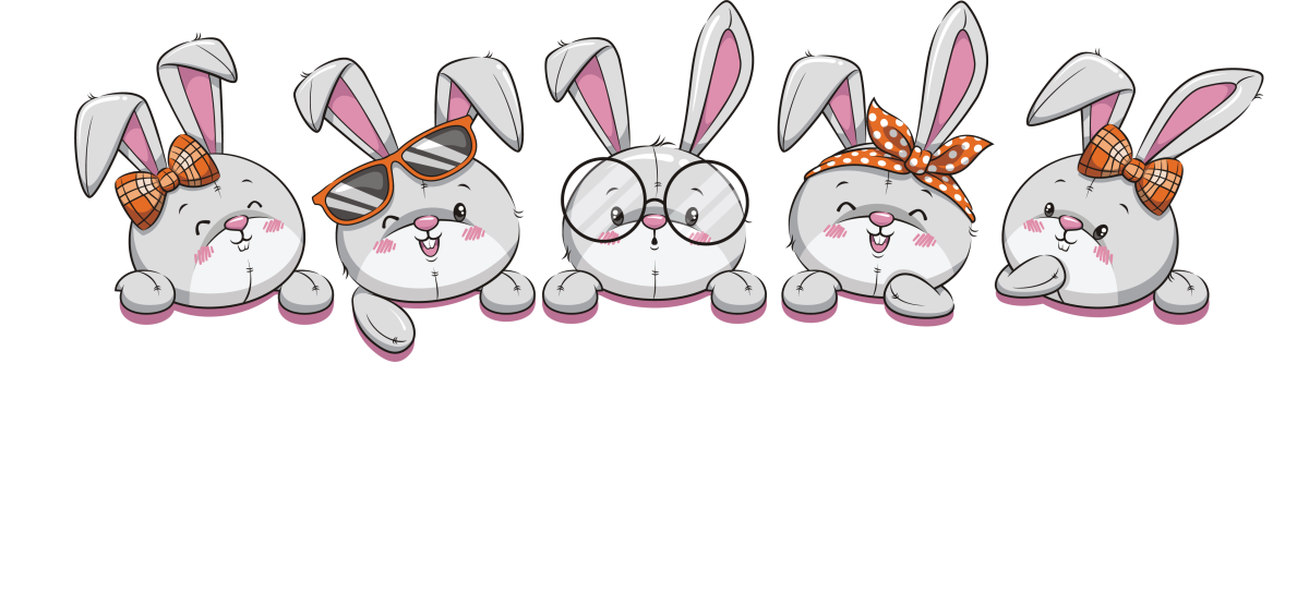 Зайчик картинка для детей на прозрачном фоне