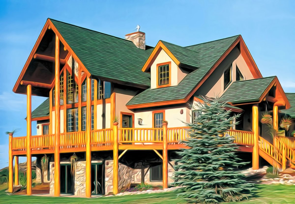 Деревянный дом