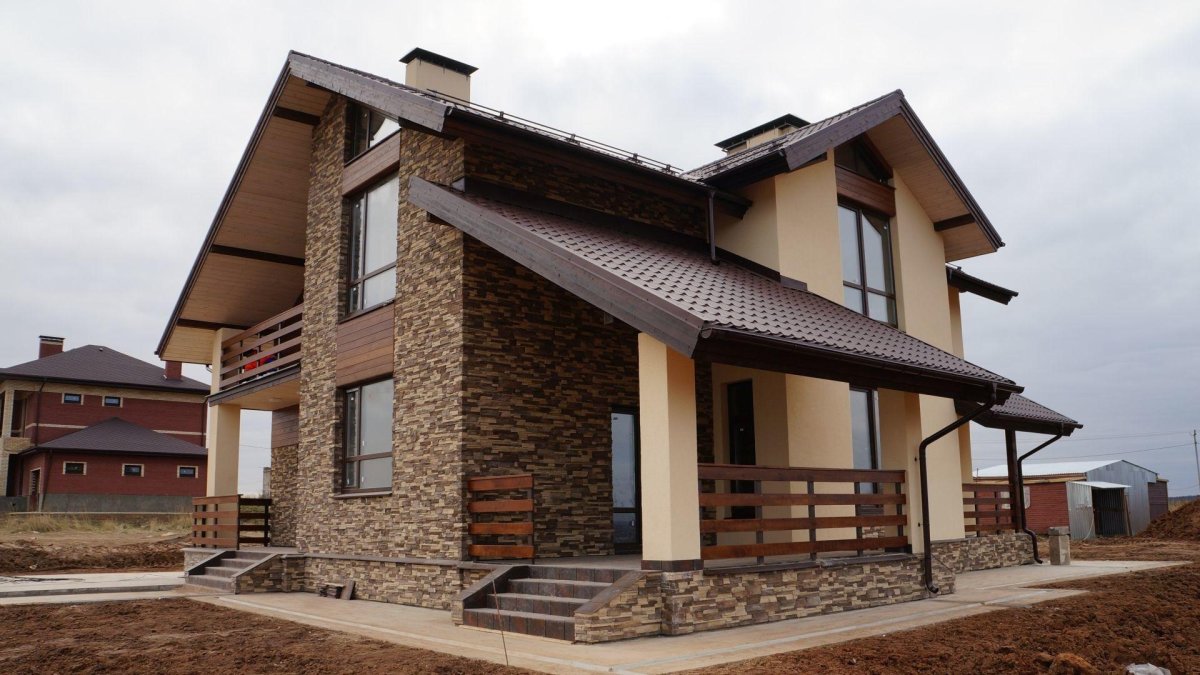 Стройка коттеджа