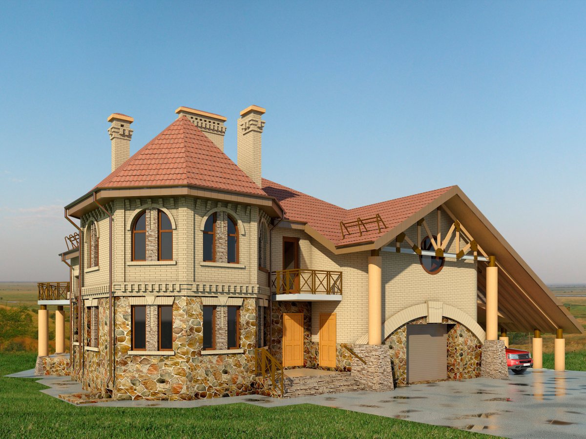 Красивый дом