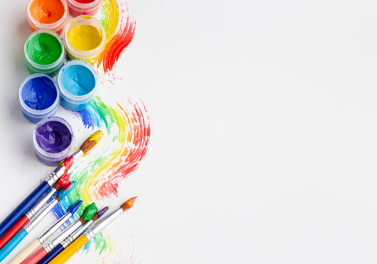 Руки в краске