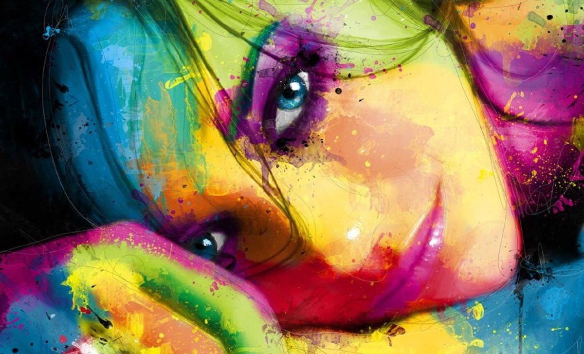 Букет из красок и кисточек для художника