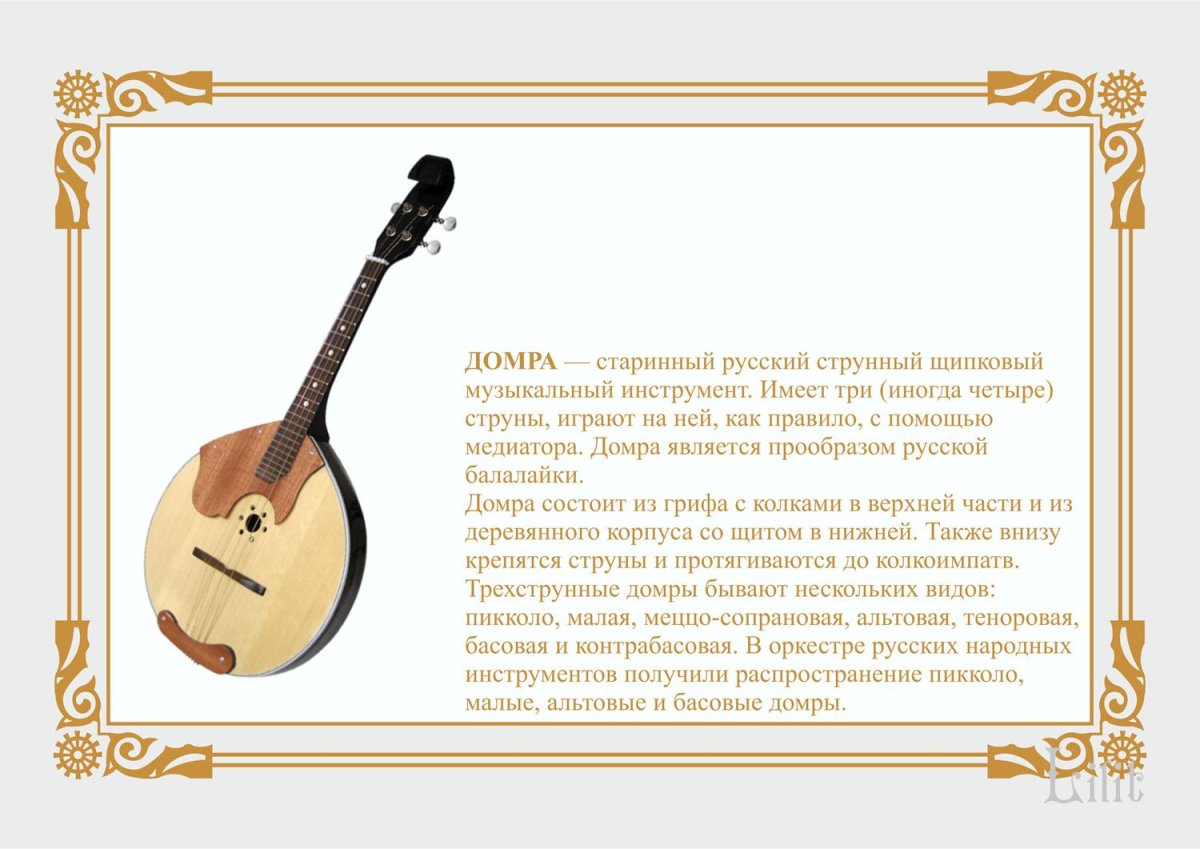 Лютня и домра