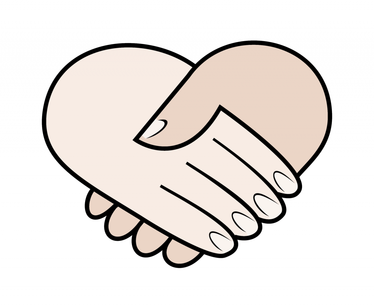 Руки символ дружбы