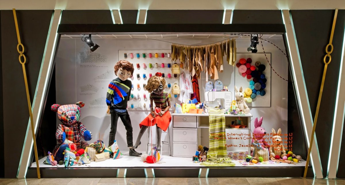 Витрина детского магазина