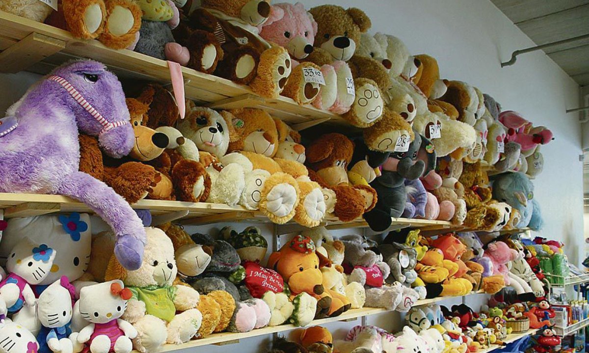 Стеллаж для мягких игрушек