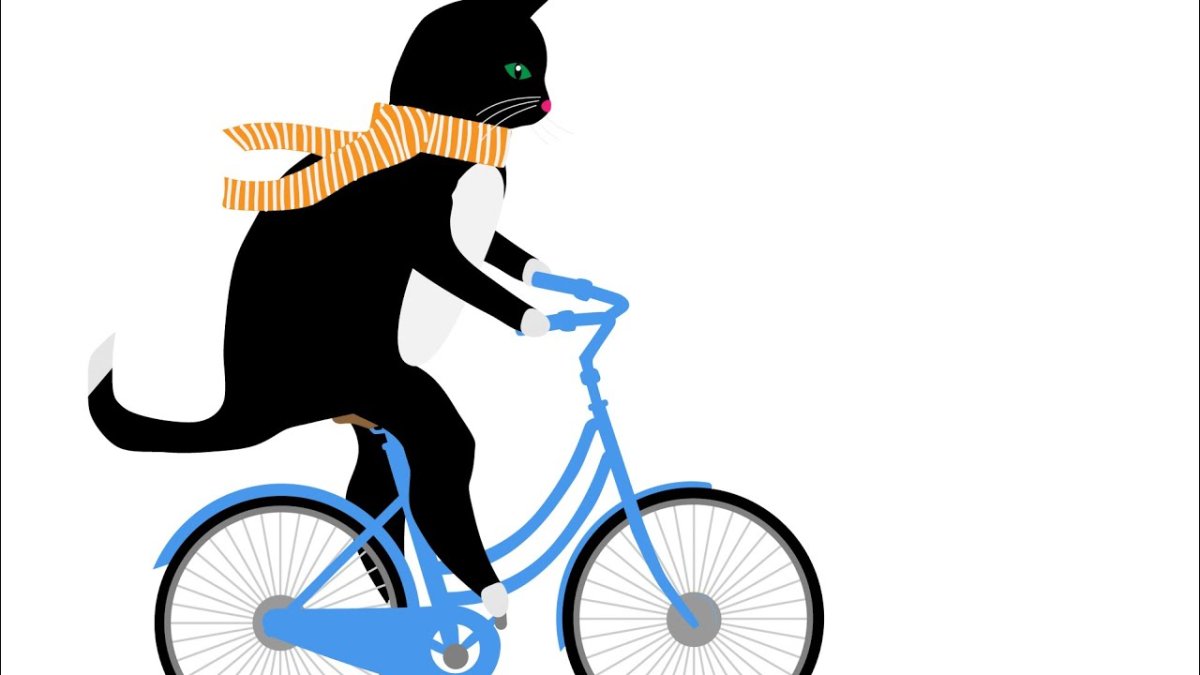 Барт симпсон на BMX