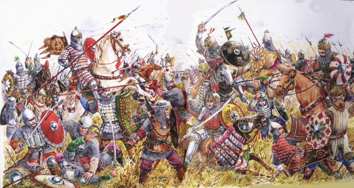 Куликово поле реконструкция битвы