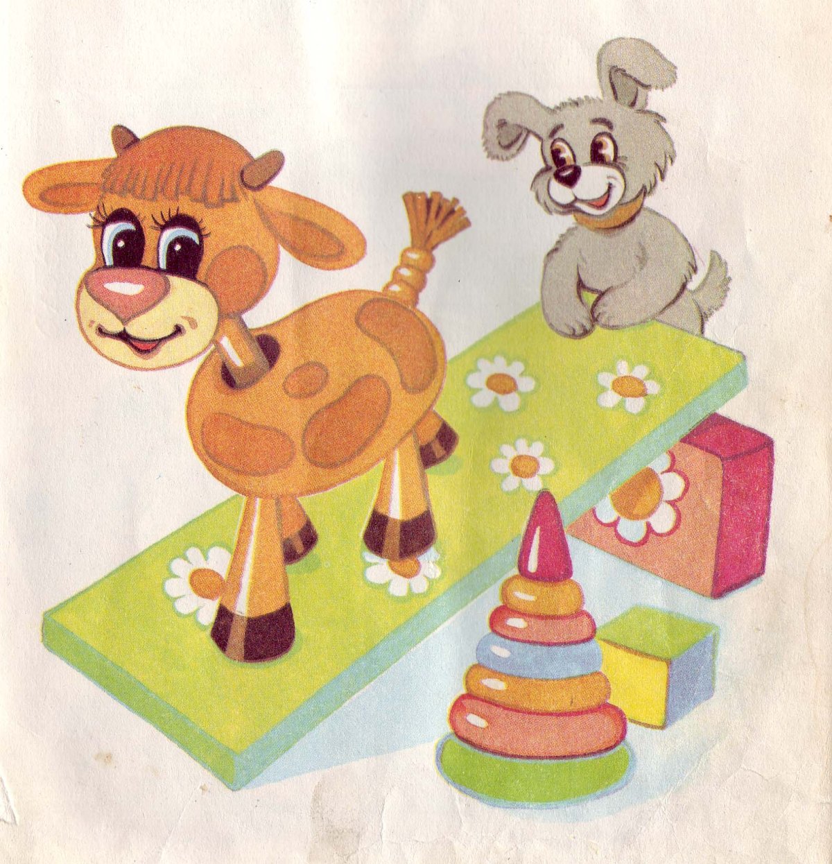 Агния Барто бычок иллюстрация