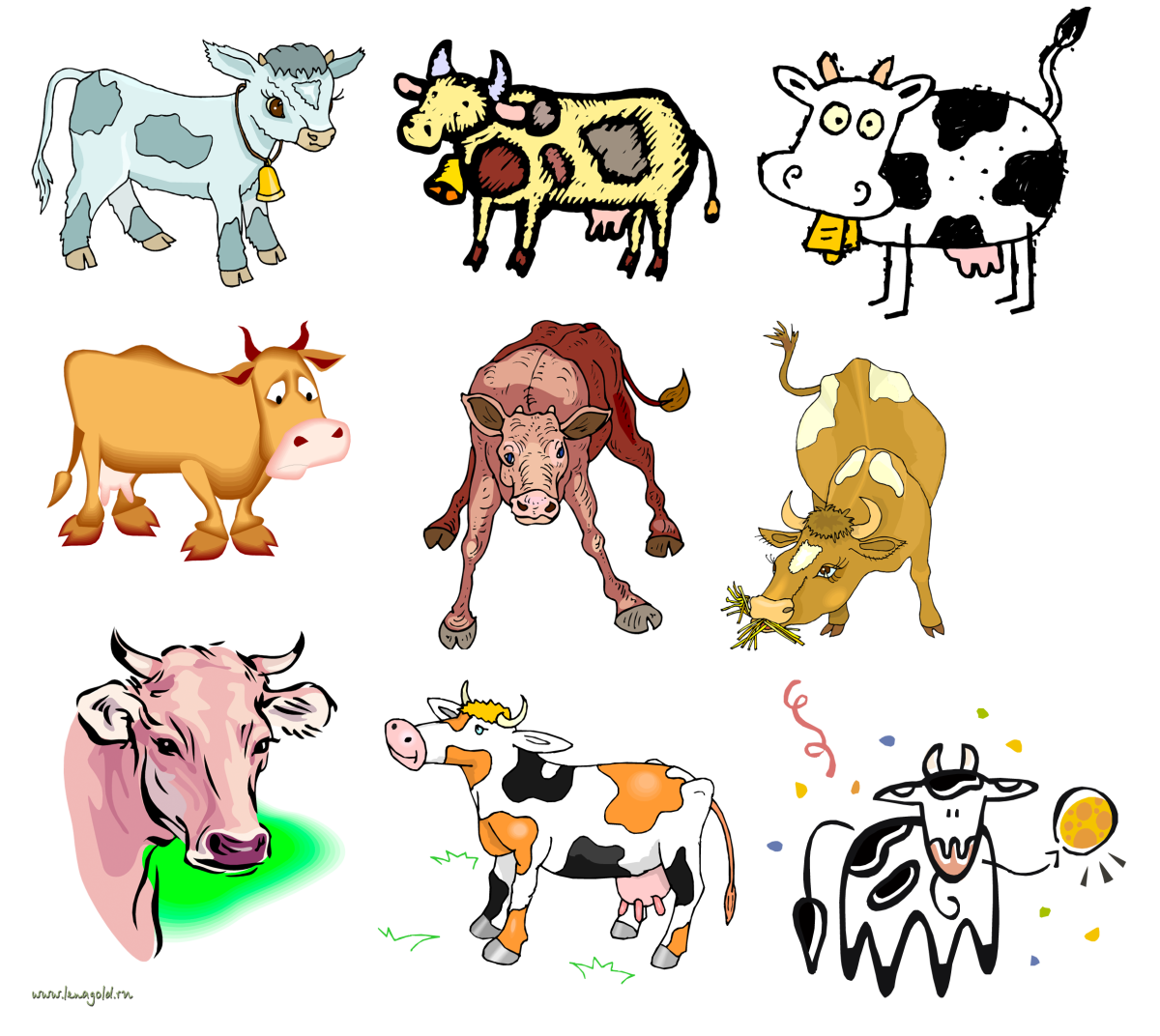 Стилизованная корова