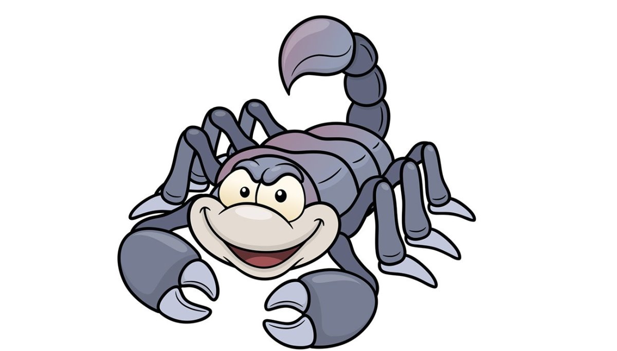 Скорпион мультяшка