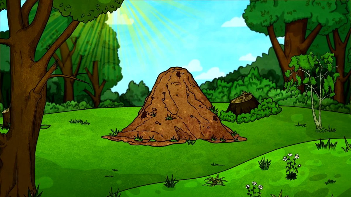 Муравейник мультяшный