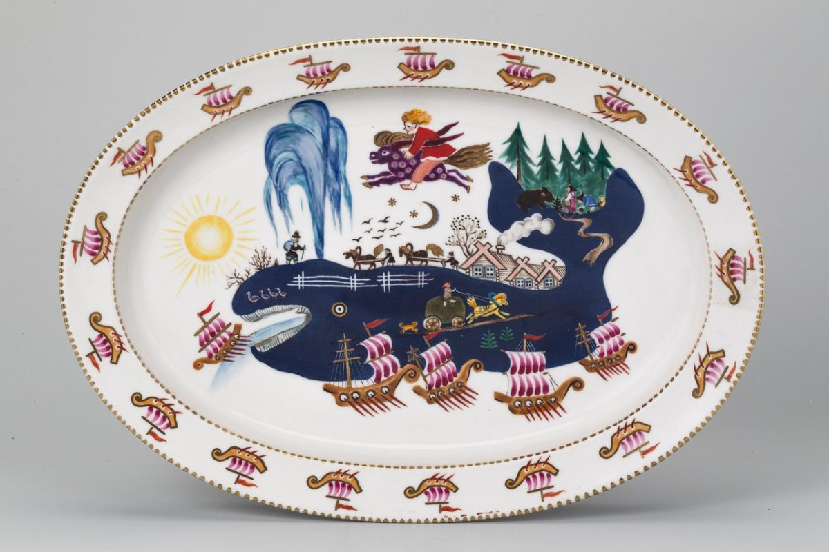 Рыба-кит бронза с шаром купить