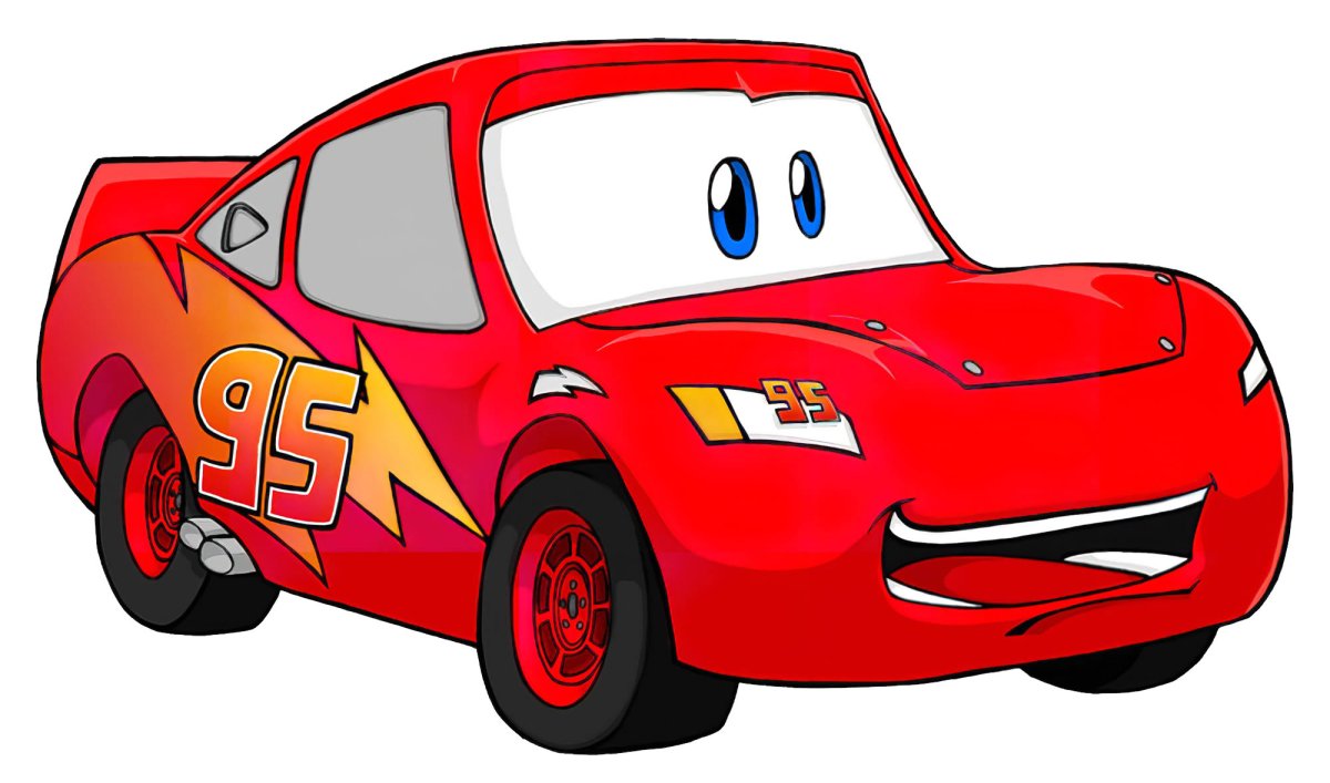 Машина мультяшная