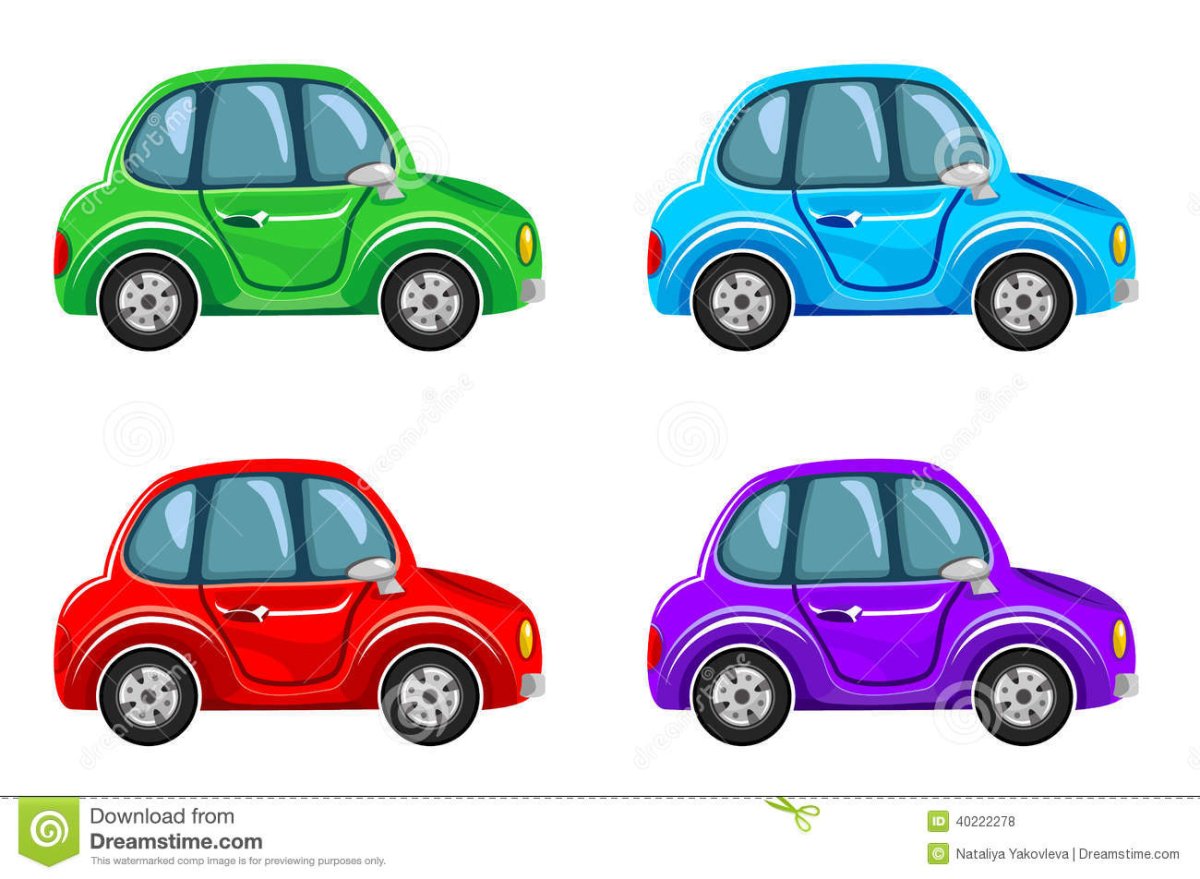 Мультяшный транспорт автомобиль