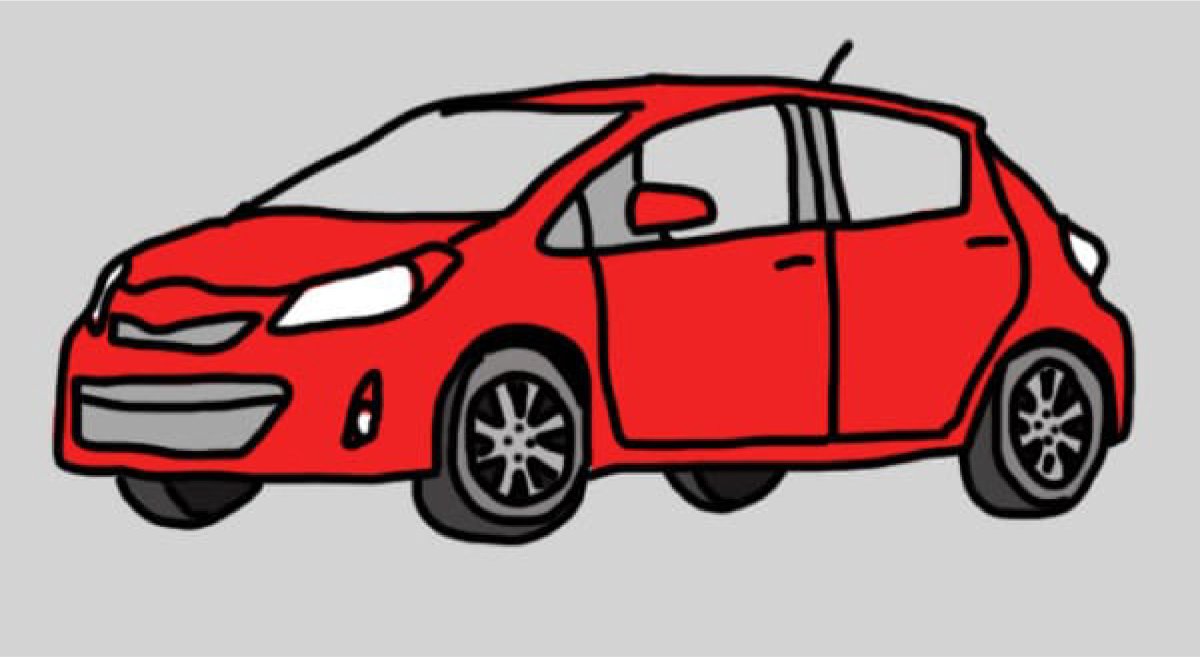 Иллюстрации на белом фоне машины