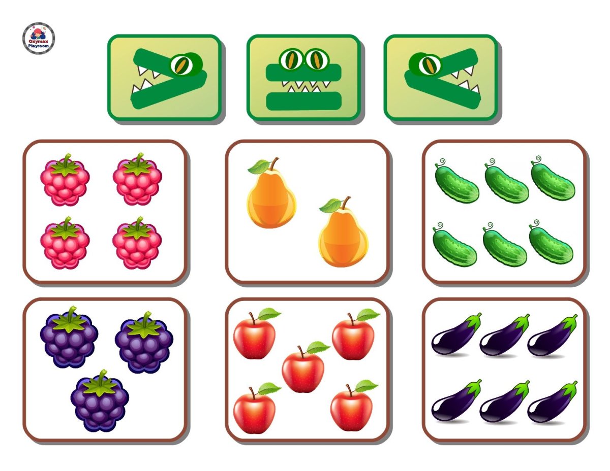 Больше меньше равно для дошкольников