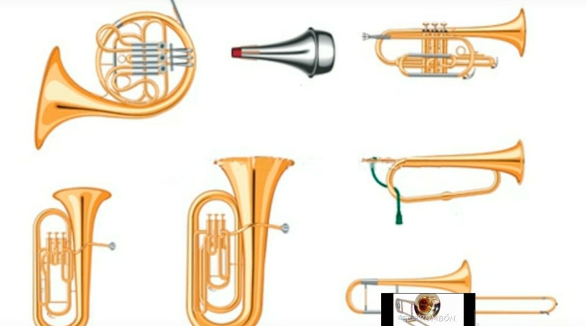 Медные духовые музыкальные инструменты симфонического оркестра