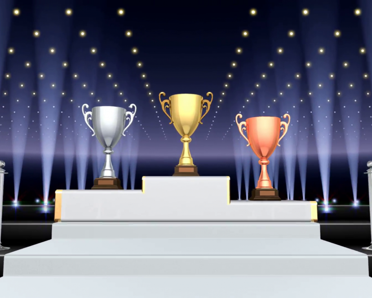 Девушка победитель