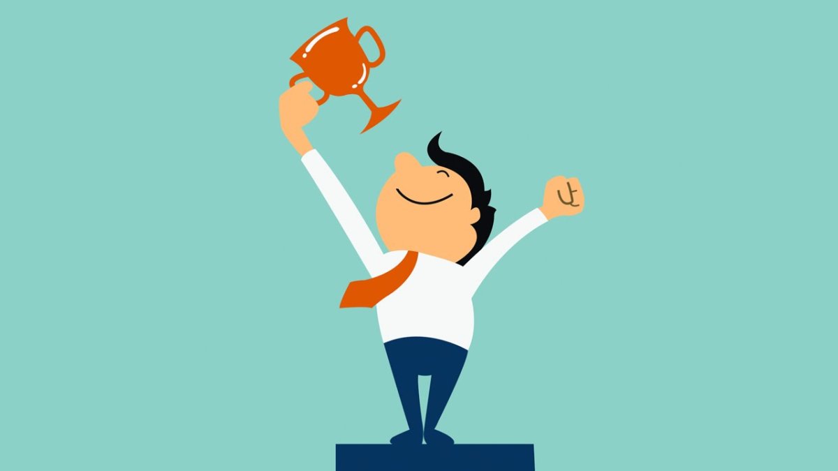 Успешная женщина вектор