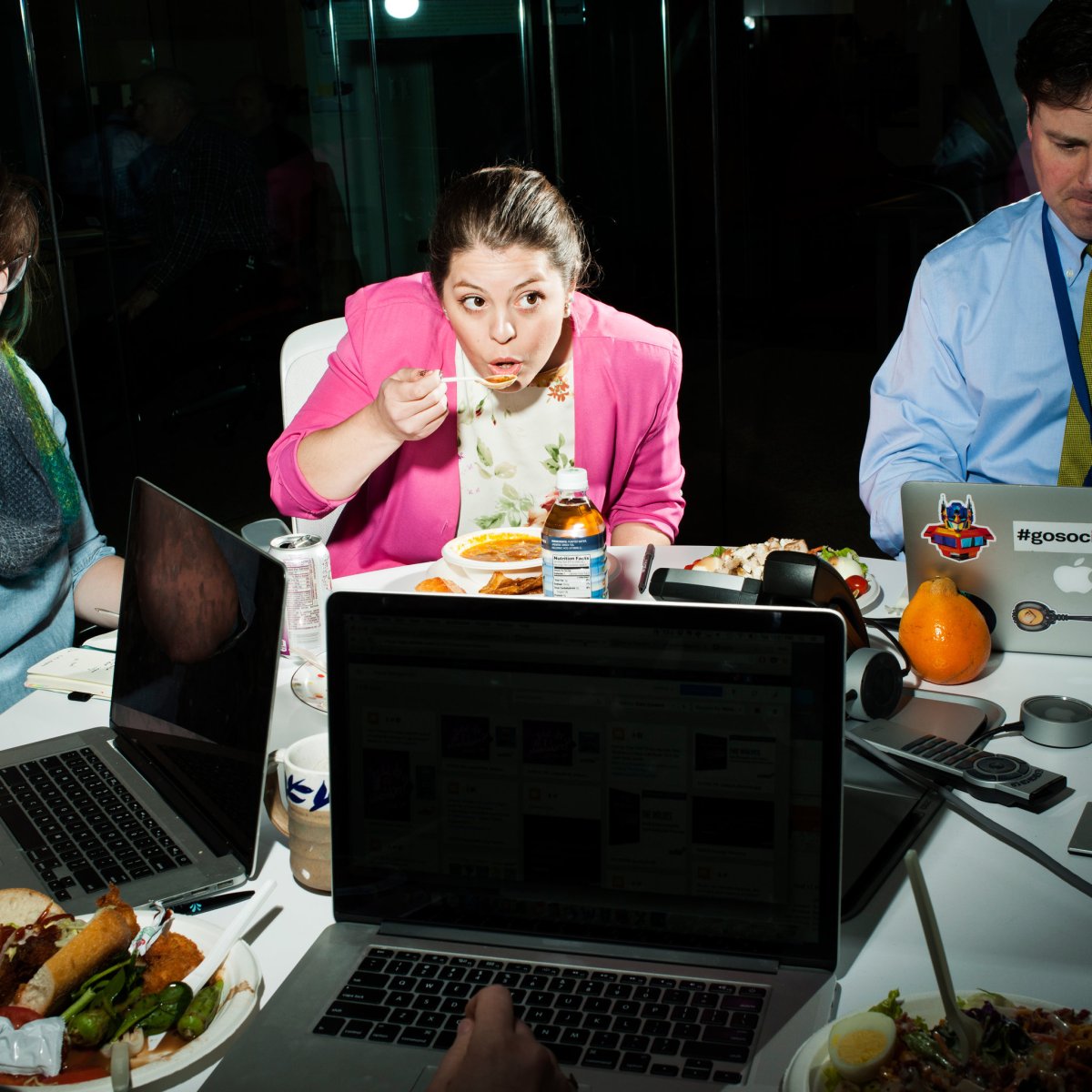 Обед в офисе