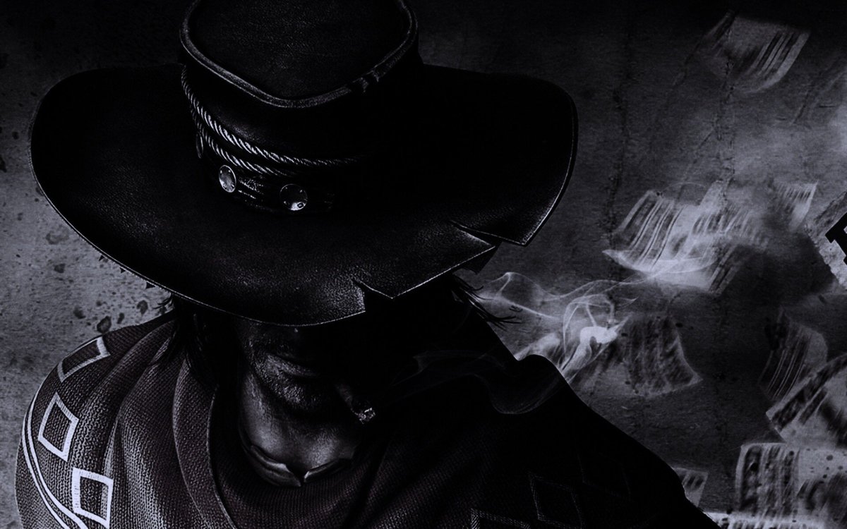 Темный человек в шляпе