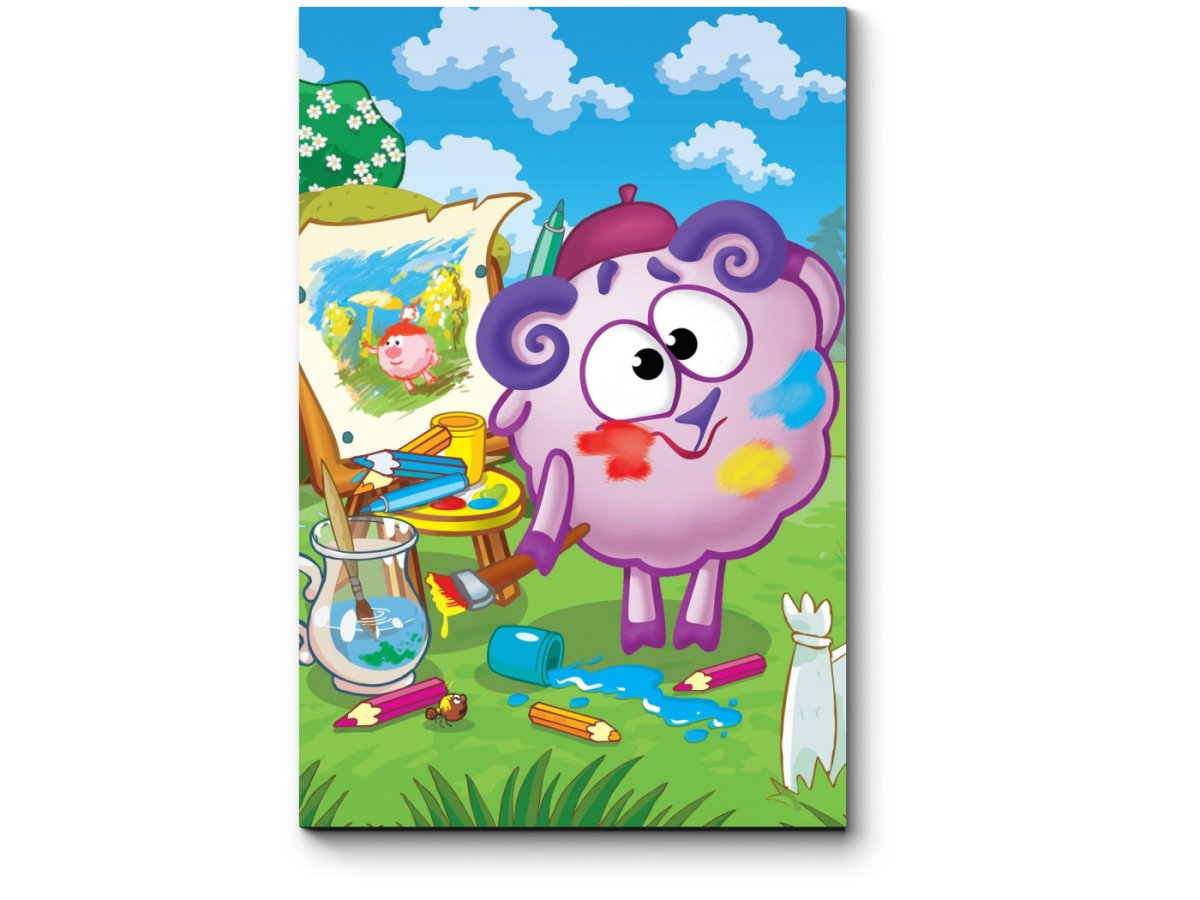 Грустный Ёжик из смешариков