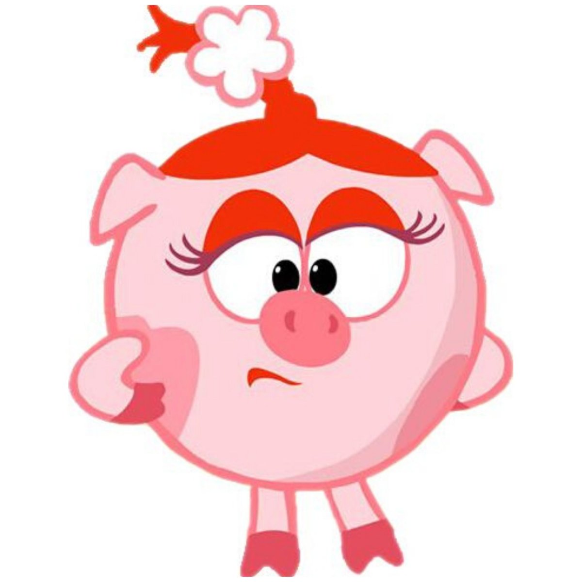 Смешарики Нюша и Бараш