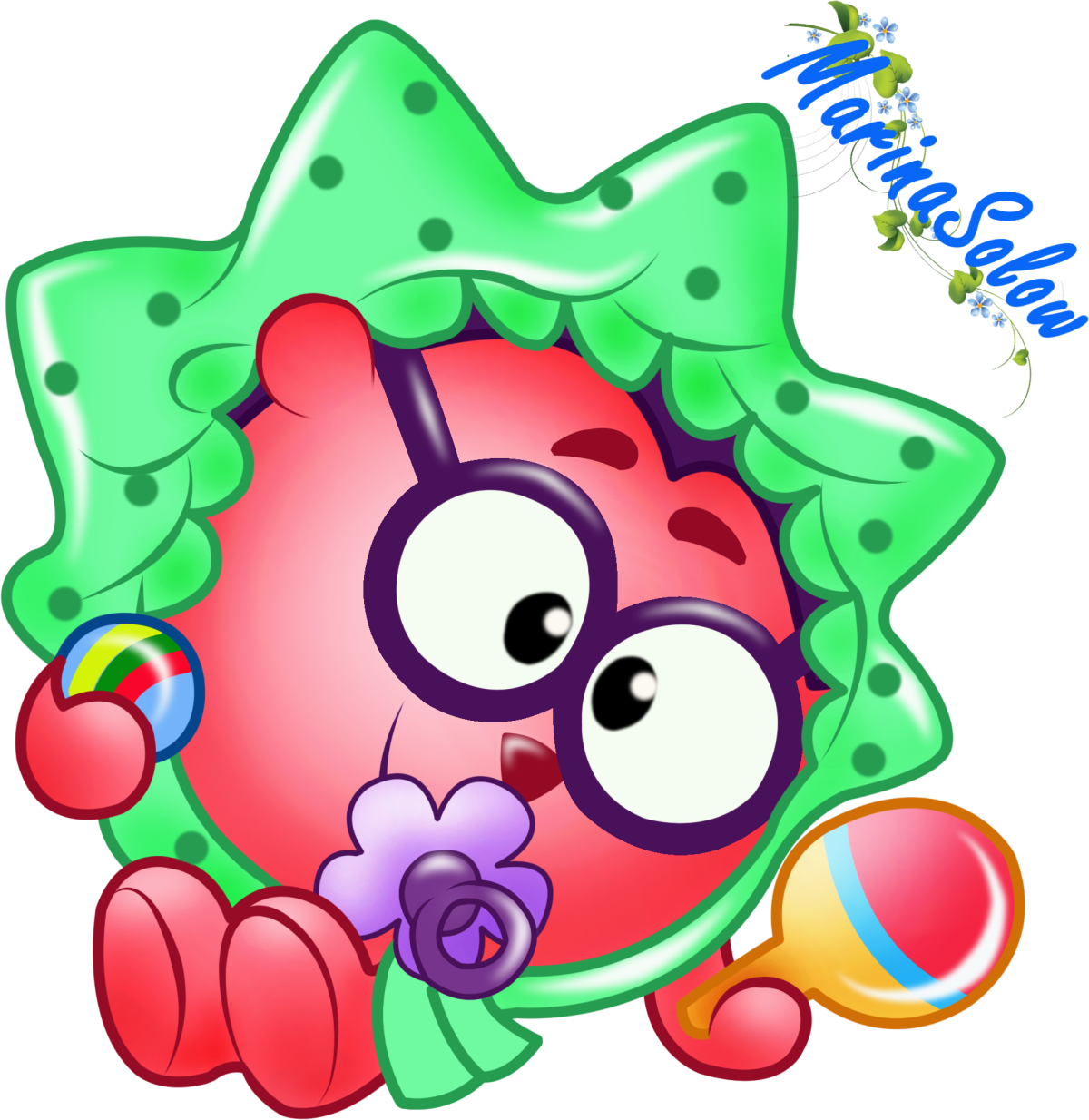 Смешарики Нюша и Лосяш