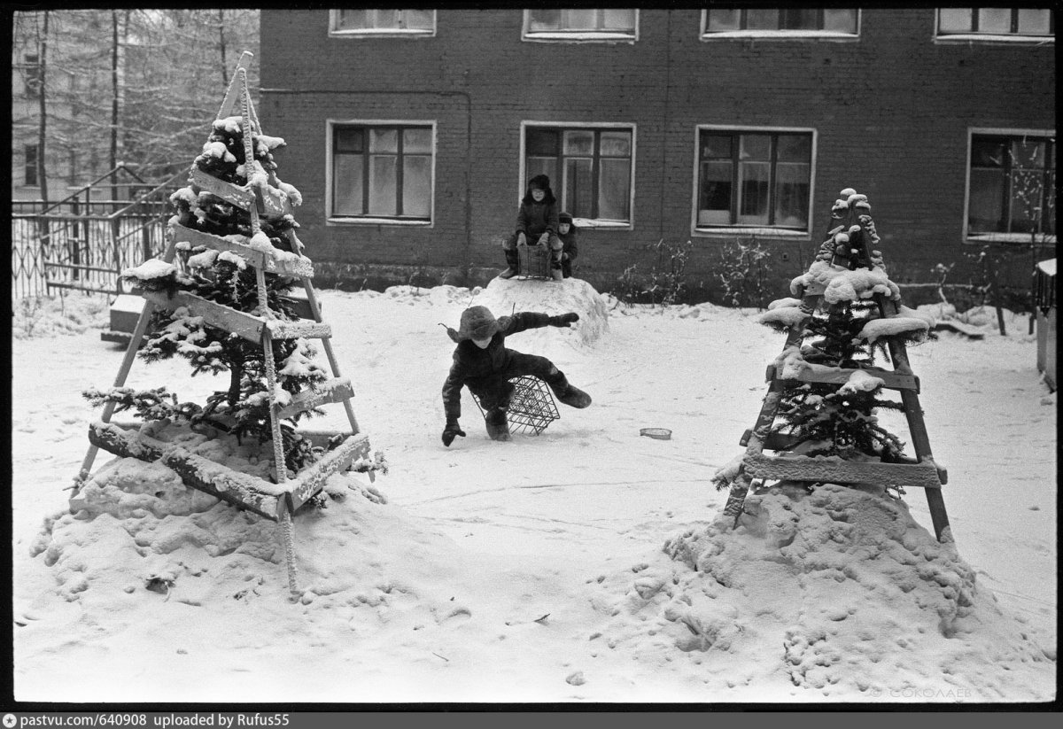 Советские дети зимой