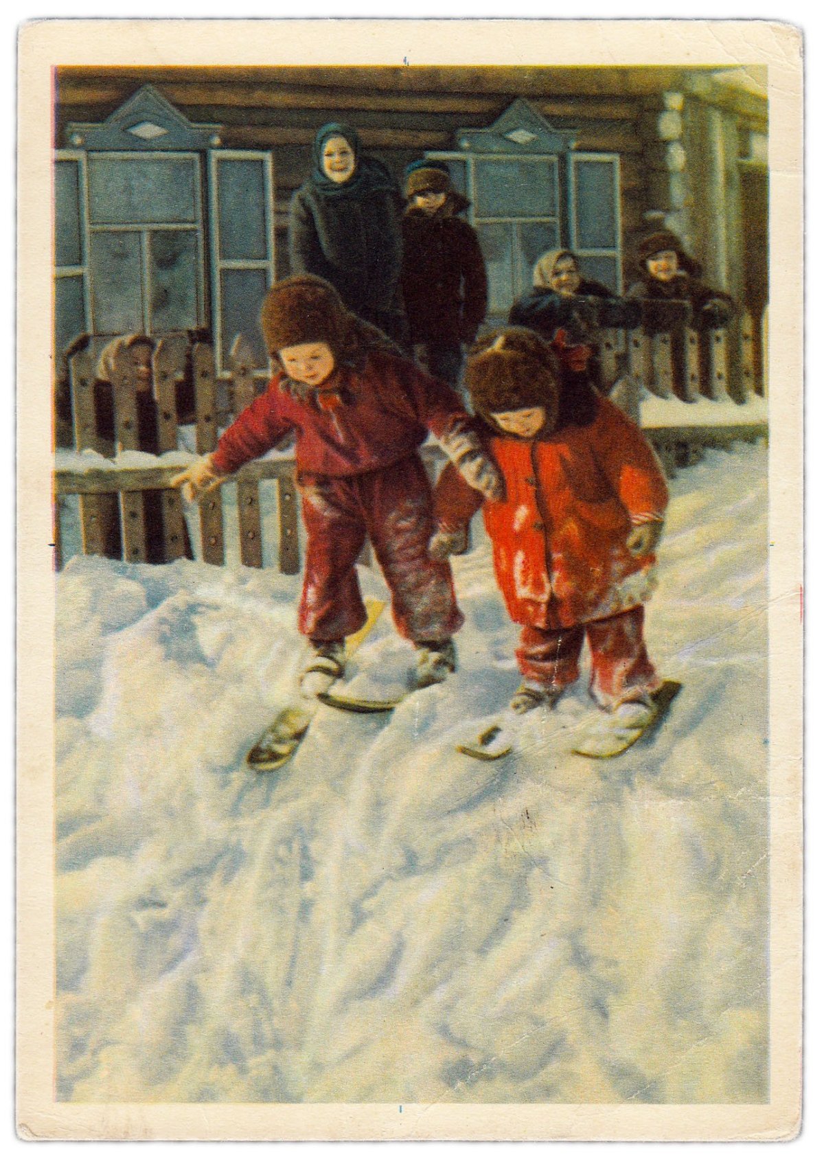 Советское детство зимой