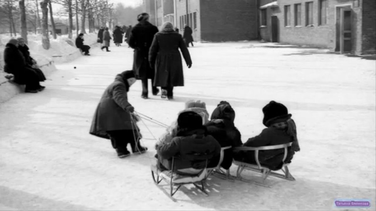 Дети 70 зимой