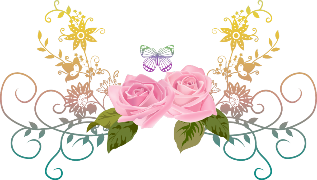 Цветы на прозрачном фоне