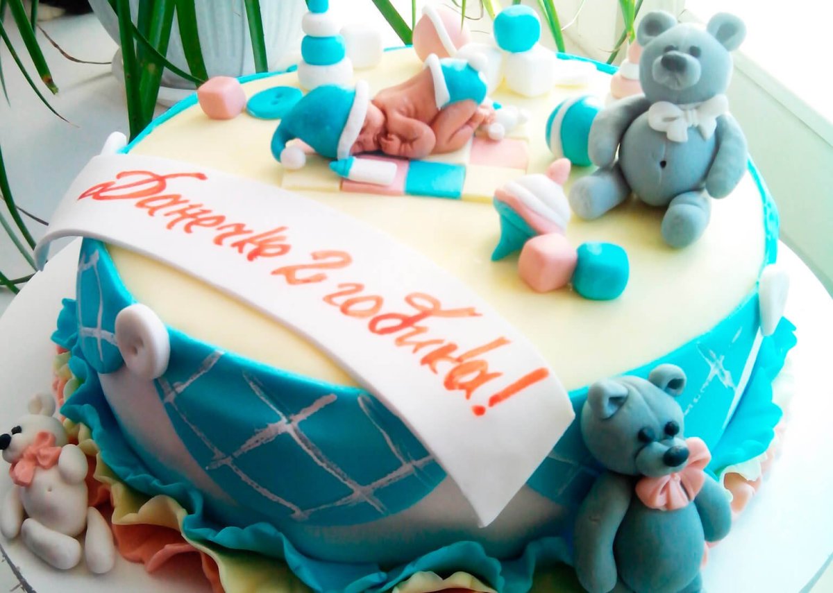 Тортики на годик сынуле Данечке