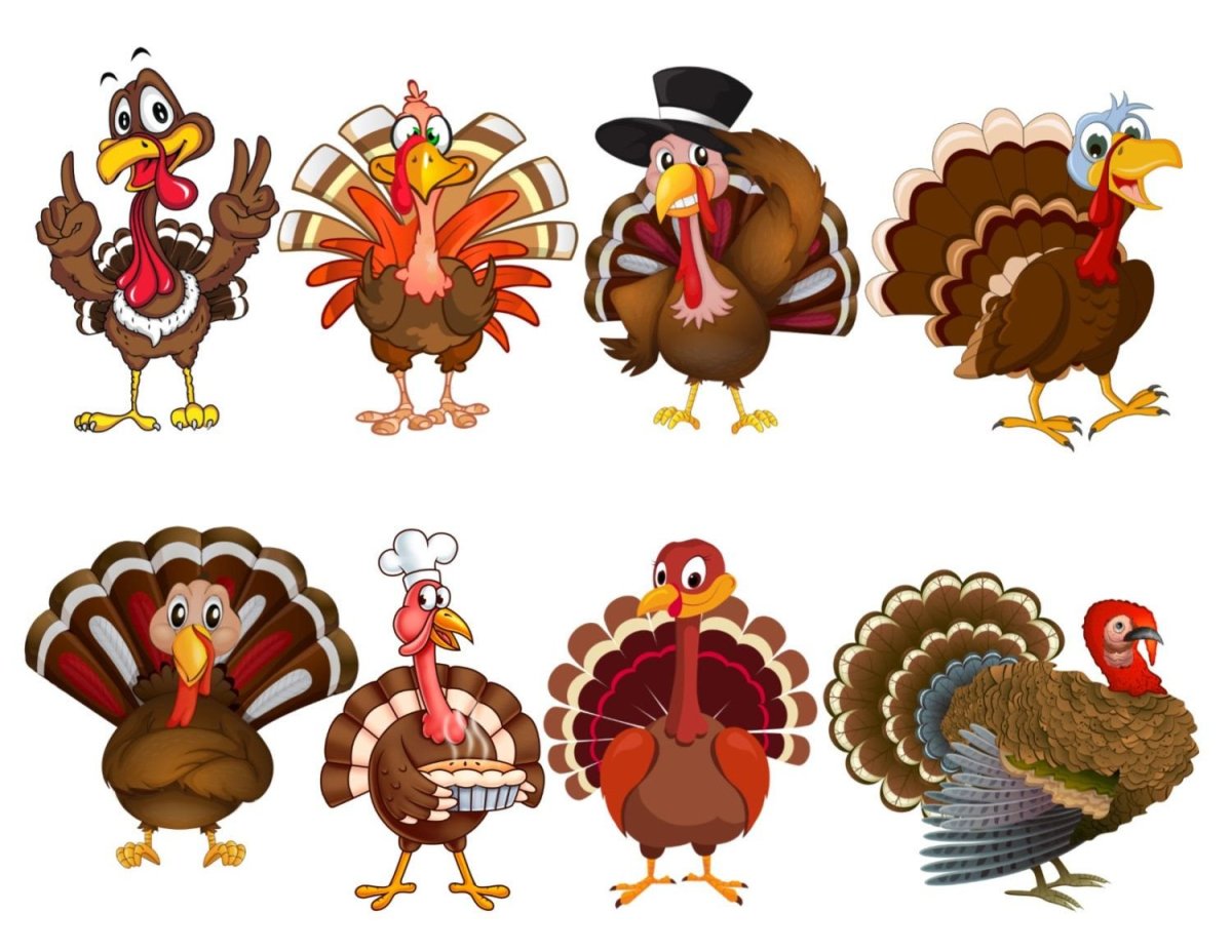 Индюки мультяшные