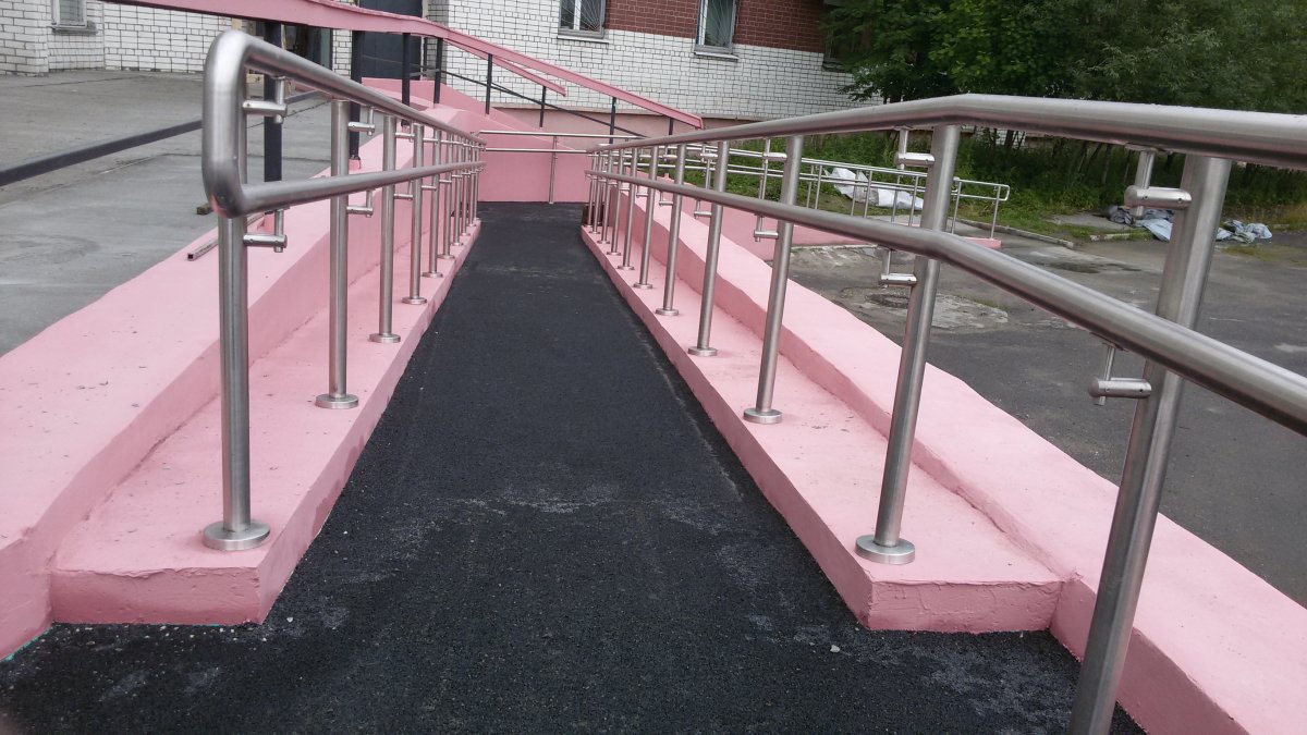 Пандус сборный жб ПДМ 1