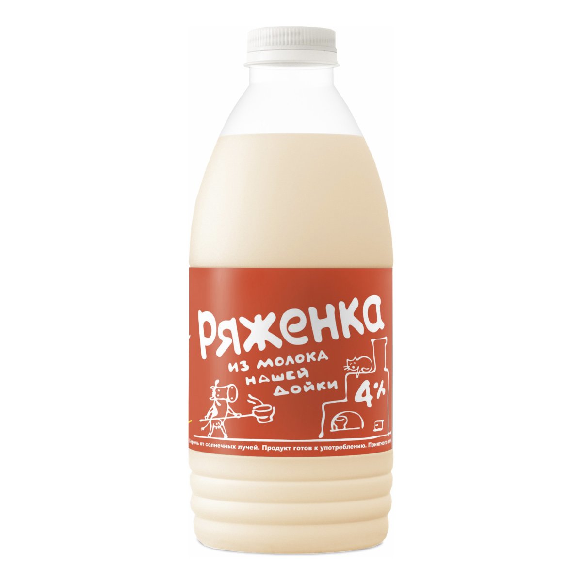 Ряженка в стакане