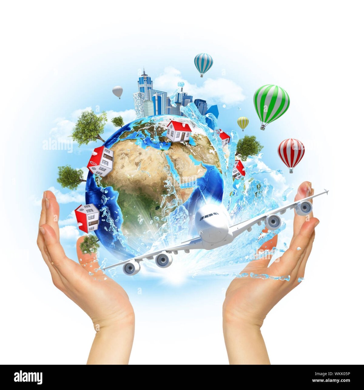 Земной шар в руках