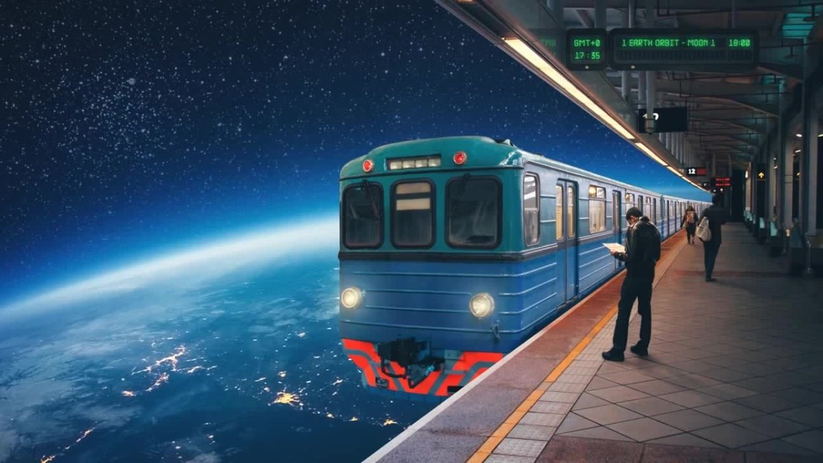 Пассажирский вагон РЖД вектор