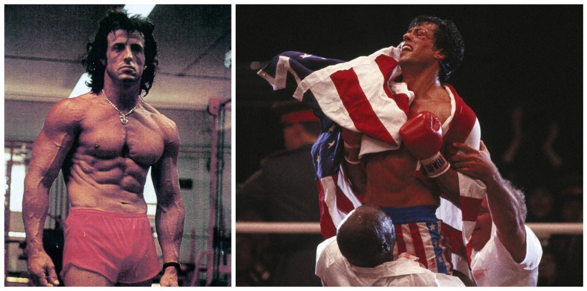 Рокки Бальбоа плакат с русской надписью