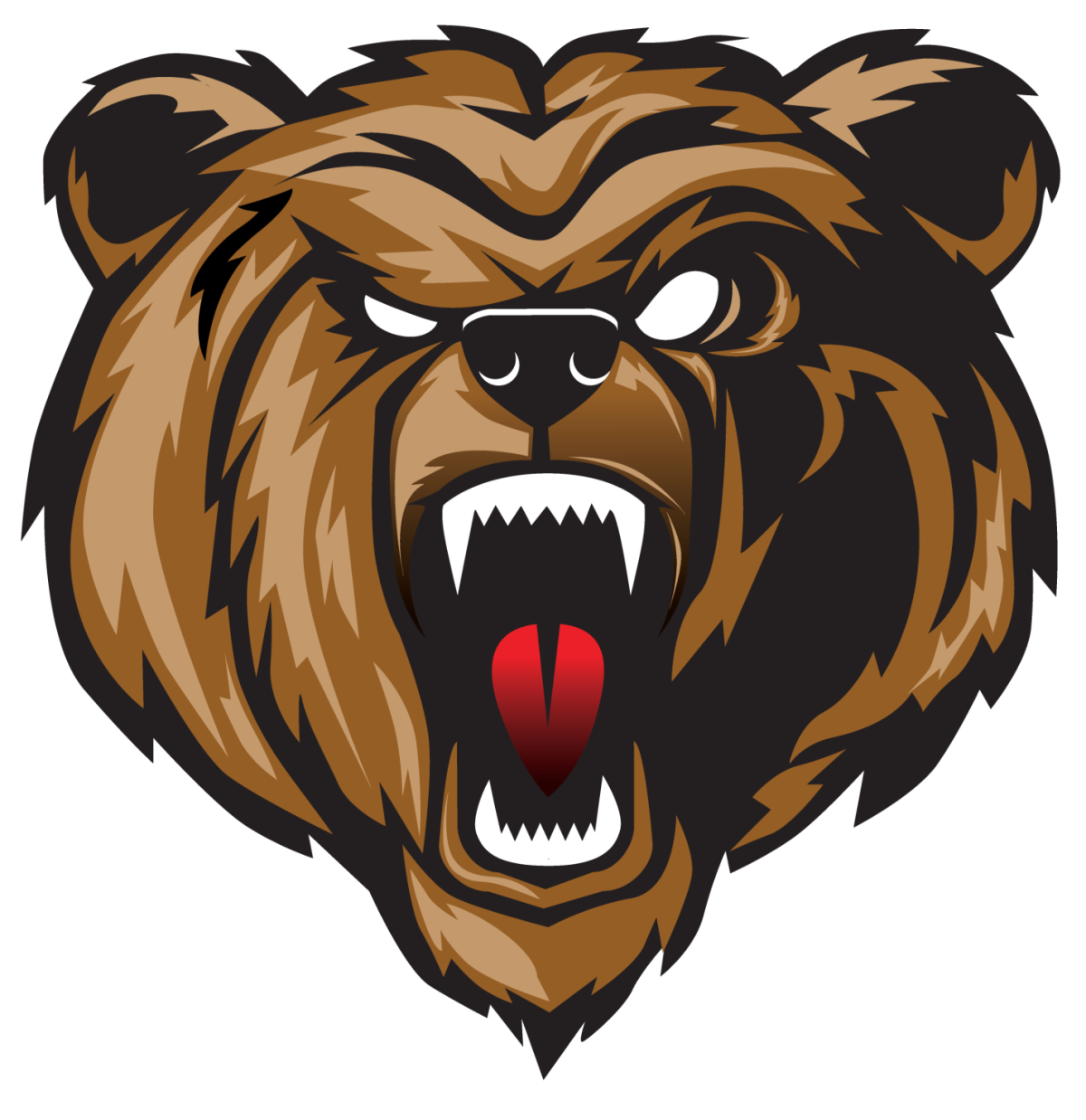 Мордочка медведя в круге