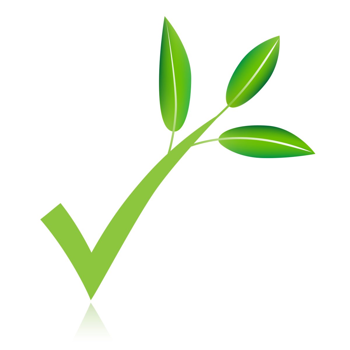 Росток на прозрачном фоне