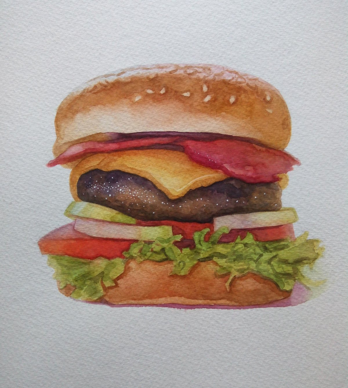Бургер рисунок