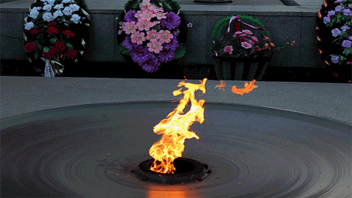 Памятники с вечным огнем Великой Отечественной войны