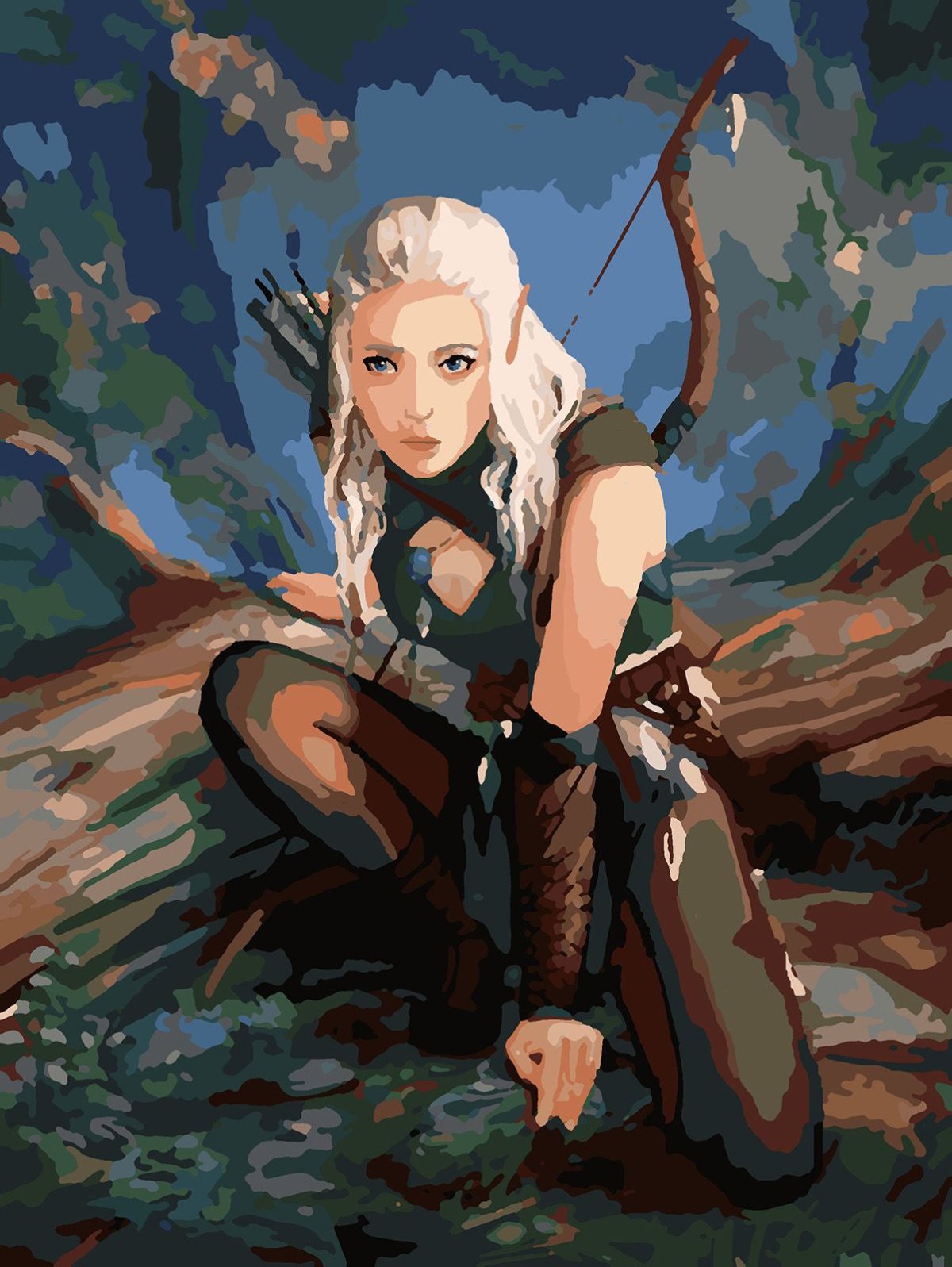 Daz 3d эльфийка