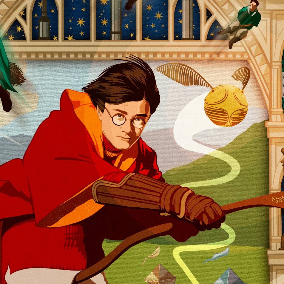 Гарри Поттер квиддич кадры