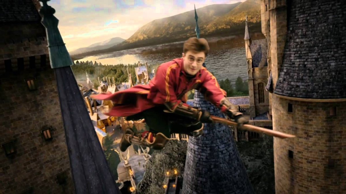 Гарри Поттер игра в квиддич