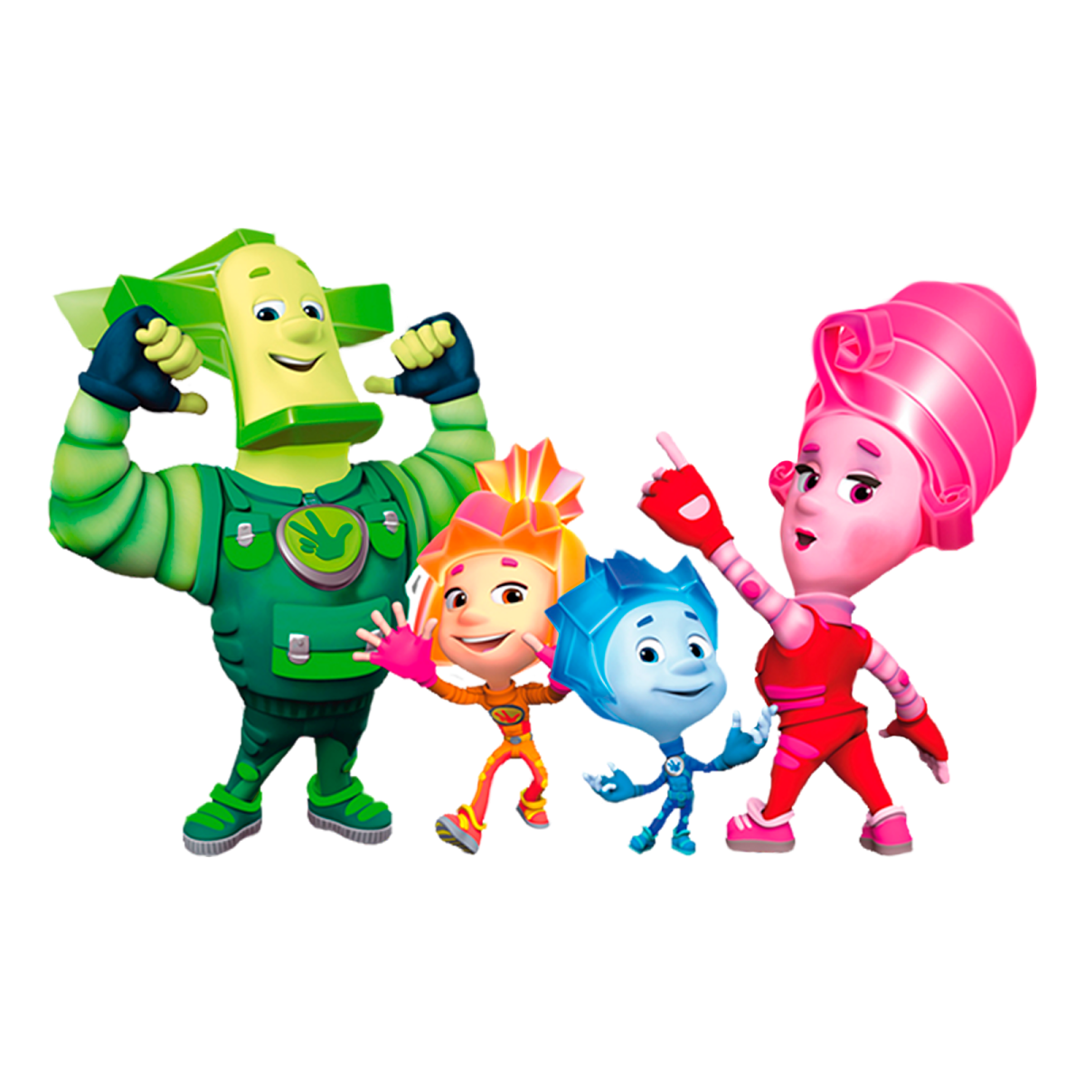 Герои мультфильма Фиксики