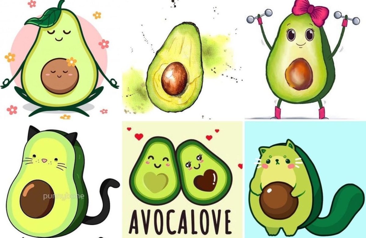 Стикеры Авокадик