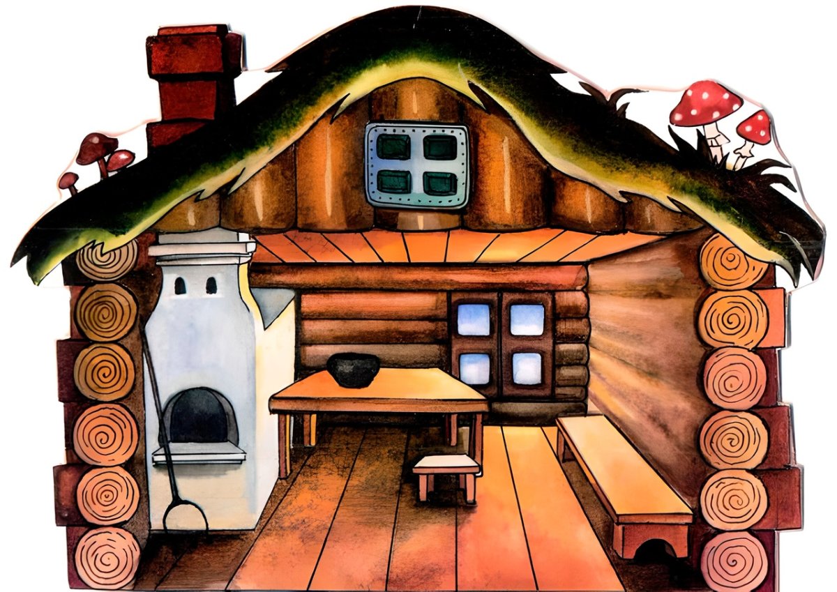 Фигурки для макета русская изба